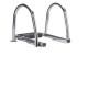 Boarding ladder telescopic with handrail