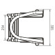 Boarding ladder telescopic with handrail