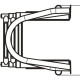 Boarding ladder telescopic with handrail