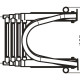 Boarding ladder telescopic with handrail