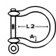 Bow shackles - Round