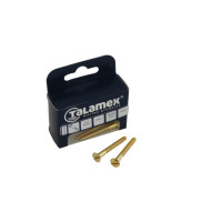 Brass wood screw counter head DIN 95