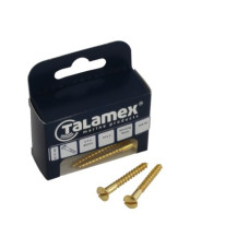 Brass wood screw counter head DIN 95