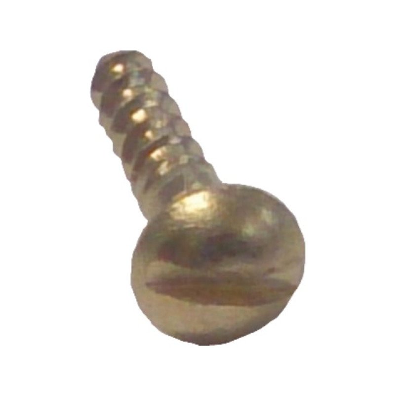 Brass wood screw counter raised head DIN 96