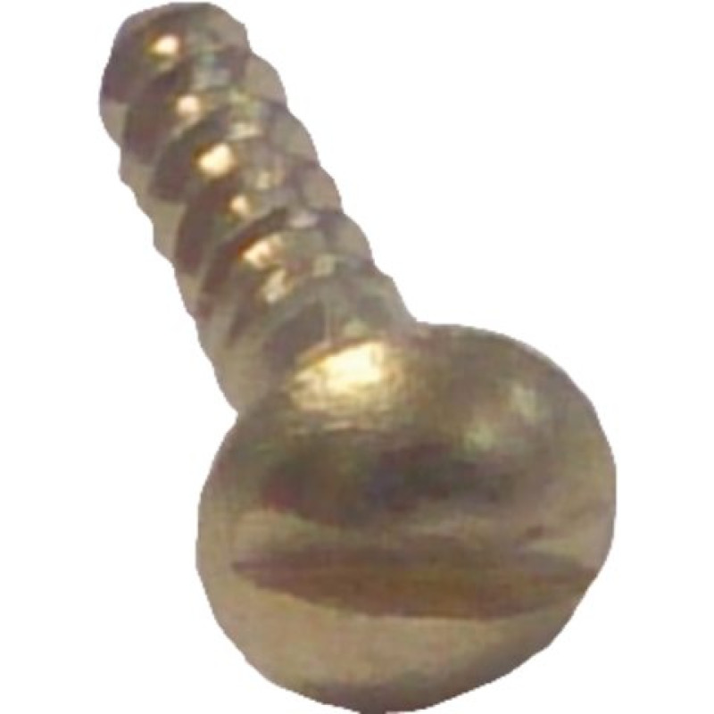 Brass wood screw counter raised head DIN 96