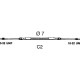C2 Engine control cable