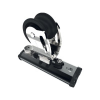 Car sliderod with genua sheave and end stop