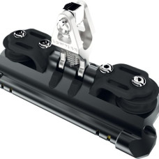 Car with upstand + 2 control sheaves