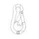 Carbine hooks classic galvanized