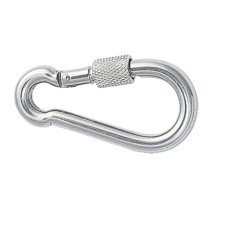 Carbine hooks with retaining ring
