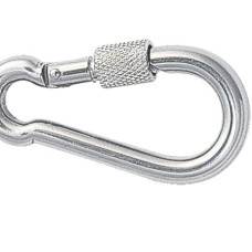 Carbine hooks with retaining ring