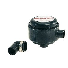 Carbon filter for wastewater system