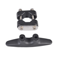 Cleat with railing connector