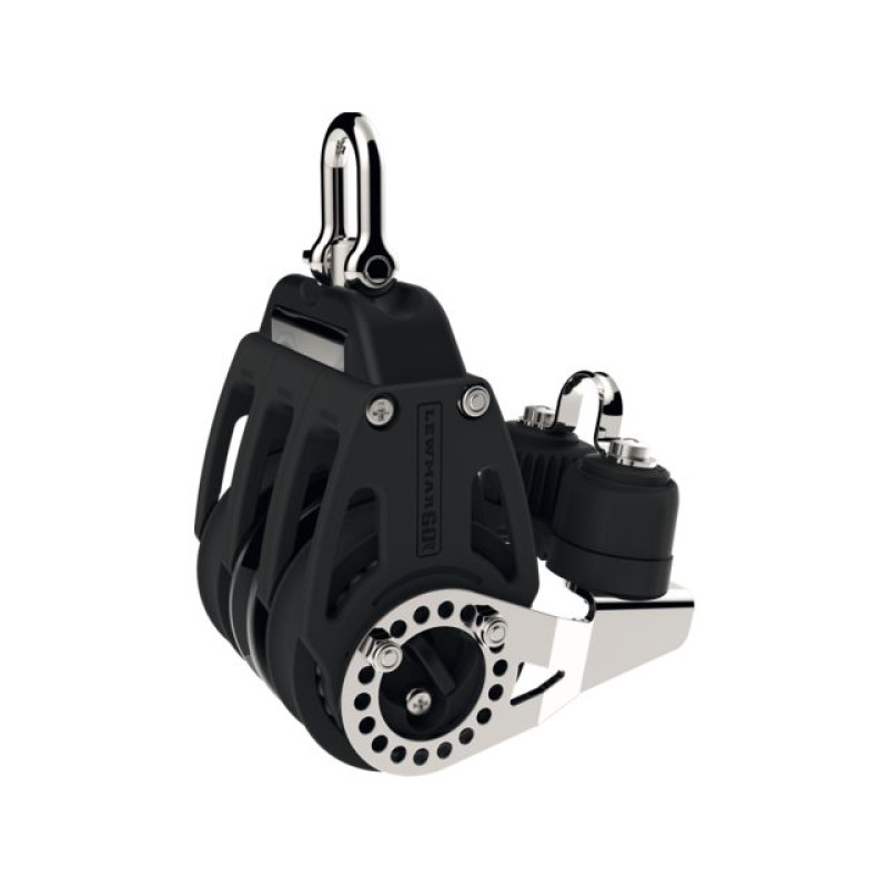 Control Block triple ratched, cleat and eye