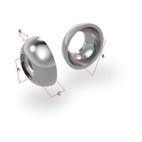 Cupels for ball terminals