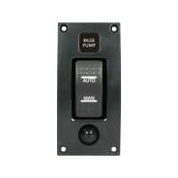 Curved add-on panel Bilgepump (on-off-auto)