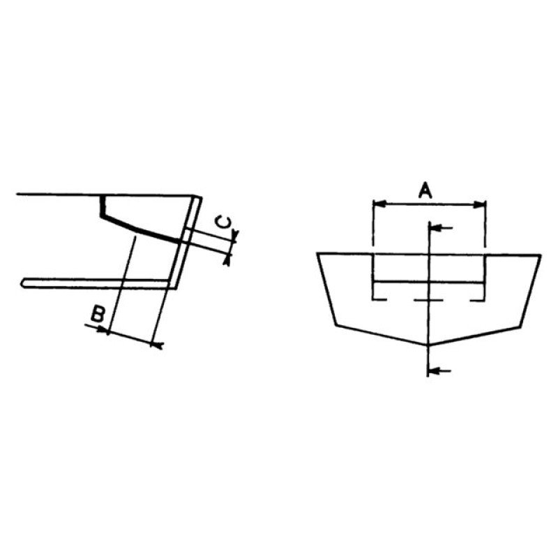 Cylinders front mount for Outboard steering systems UC128-OBF