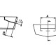 Cylinders front mount for Outboard steering systems UC128-OBF