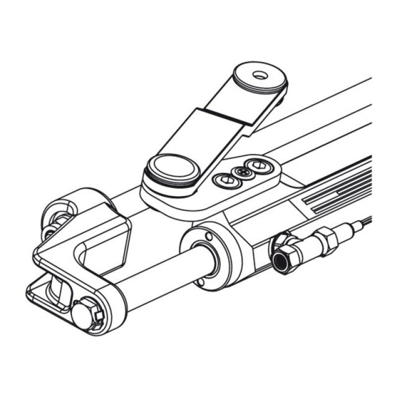 Cylinders front mount for Outboard steering systems UC128-OBF
