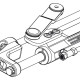Cylinders front mount for Outboard steering systems UC128-OBF