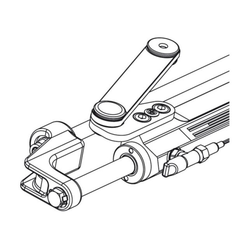 Cylinders front mount for Outboard steering systems UC128-OBF