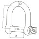 D-shackle wide