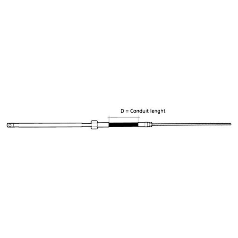 DETERMINING THE LENGTH OF A REPLACEMENT STEERING CABLE