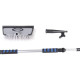 Deck brush set with waterflow