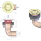 Deck drain flush