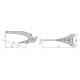 Delta Anchor Galvanized