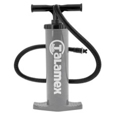 Double-action hand pump