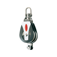 Double block with swivel shackle and becket