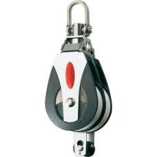 Double block with swivel shackle and becket
