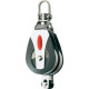 Double block with swivel shackle and becket