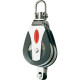 Double block with swivel shackle and becket