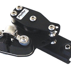 End stop with 2 sheave and cleat