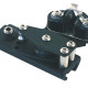 End stop with sheave and cleat