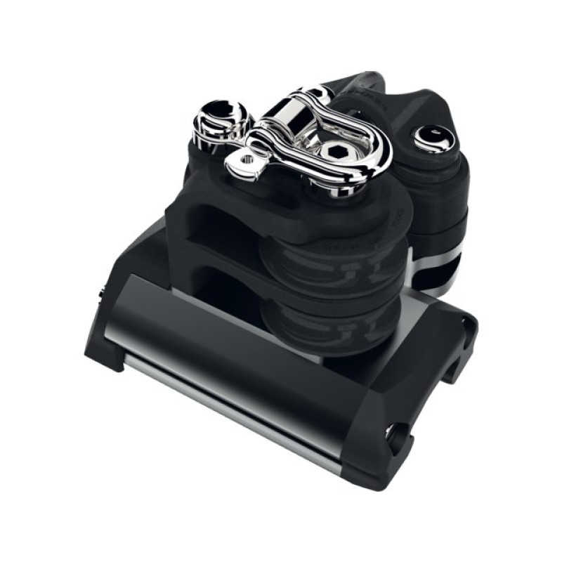 Endstop with 2 control sheaves, becket and cleat