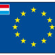European flag (with small Dutch flag)