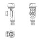 Extension with swivel