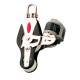 Fiddle block with universal shackle and cleat