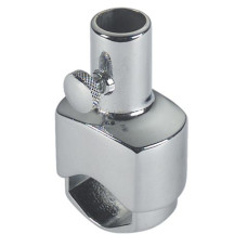 Flagpole holder railing