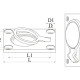 Flush lifting pull