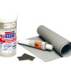 Inflatable boat repair kit - grey
