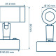 LED Reading lamp with dimmer