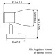 LED Reading light dimmable