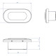 LED Recessed lamp Merak