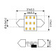 LED festoon