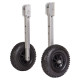 Launching wheels/Stern mounting