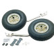 Launching wheels for inflatables